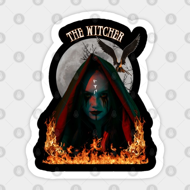 the witch Sticker by witcher store